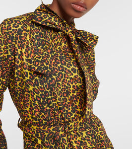 Vivienne Westwood Leopard-print cotton maxi dress