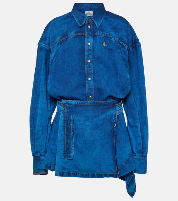 Vivienne Westwood Meghan denim shirt dress