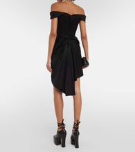 Vivienne Westwood Off-shoulder bustier cr√É¬™pe minidress