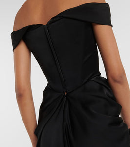 Vivienne Westwood Off-shoulder bustier cr√É¬™pe minidress