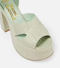 Vivienne Westwood Olde London croc-effect leather platform sandals