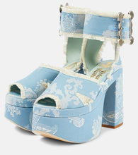 Vivienne Westwood Olde London jacquard platform sandals