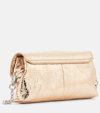 Vivienne Westwood Orb Mini metallic leather clutch