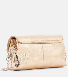 Vivienne Westwood Orb Mini metallic leather clutch