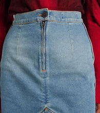 Vivienne Westwood Orb denim pencil skirt