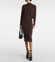 Vivienne Westwood Pamela knitted wool midi skirt