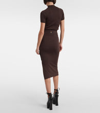 Vivienne Westwood Pamela knitted wool midi skirt