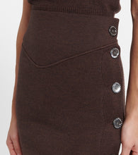 Vivienne Westwood Pamela knitted wool midi skirt