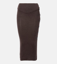 Vivienne Westwood Pamela knitted wool midi skirt - Vivienne Westwood Pamela 针织羊毛中长裙
