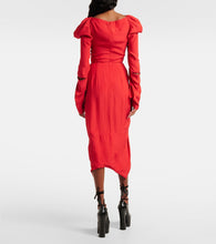 Vivienne Westwood Panther draped midi dress