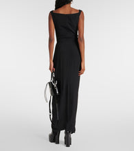 Vivienne Westwood Panther gathered asymmetric maxi dress