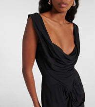 Vivienne Westwood Panther gathered asymmetric maxi dress