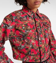 Vivienne Westwood Printed cropped denim jacket