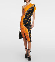 Vivienne Westwood Printed one-shoulder midi dress