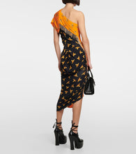 Vivienne Westwood Printed one-shoulder midi dress