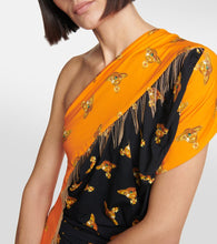 Vivienne Westwood Printed one-shoulder midi dress