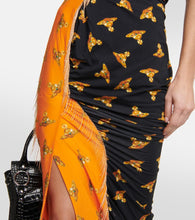 Vivienne Westwood Printed one-shoulder midi dress