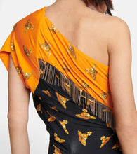 Vivienne Westwood Printed one-shoulder midi dress