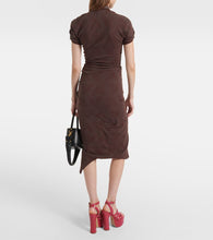Vivienne Westwood Pulling printed ruched midi dress