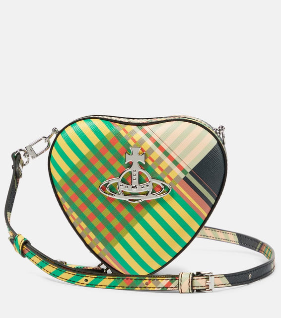 Vivienne Westwood Saff Heart Mini faux leather shoulder bag