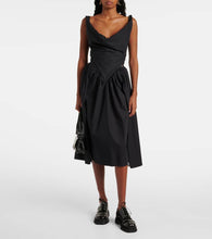Vivienne Westwood Sunday cotton corset midi dress