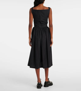 Vivienne Westwood Sunday cotton corset midi dress