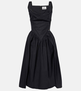Vivienne Westwood Sunday cotton corset midi dress