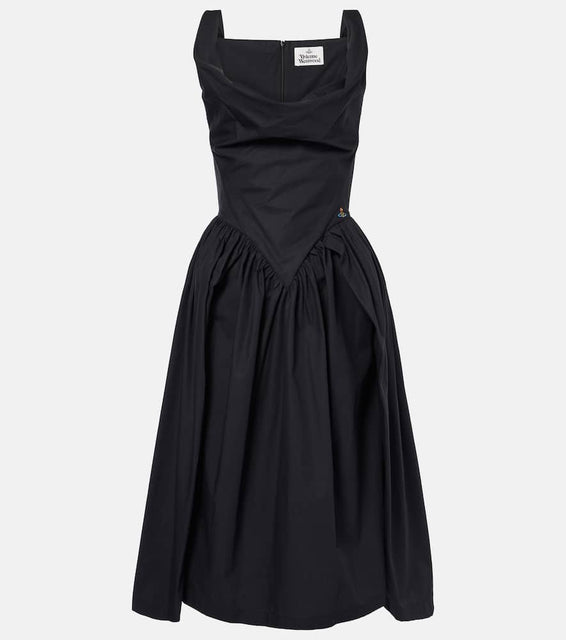 Vivienne Westwood Sunday cotton corset midi dress