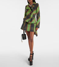 Vivienne Westwood Tartan cotton and linen blazer