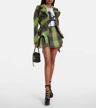 Vivienne Westwood Tartan cotton and linen blazer