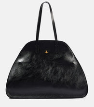 Vivienne Westwood Yasmina Large leather shoulder bag. Shop Vivienne Westwood Tote Bags for women now.