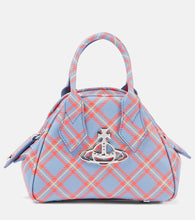 Vivienne Westwood Yasmine Mini tartan tote bag. Shop Vivienne Westwood Top-Handle Bags for women now.