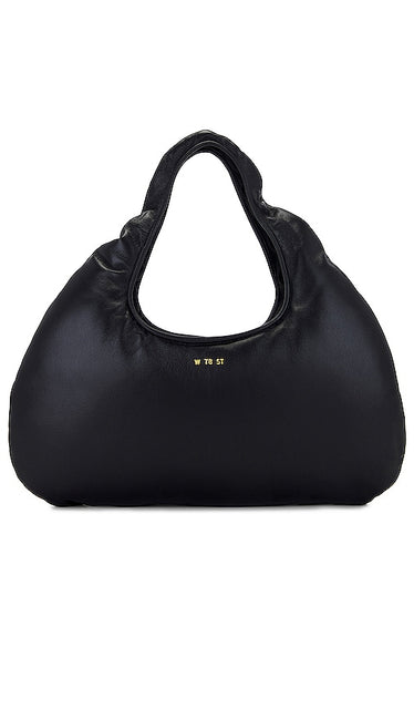 W 78 ST Medium Leather Cloud in Black
