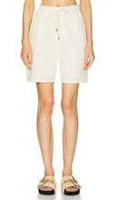 WAO Crinkle Gauze Short in Cream - Short en gaze froissée WAO en crème - WAO 奶油色皱纹短纱布 - WAO Crinkle Gauze Short in Creme - WAO 크링클 거즈 쇼츠 - Pantaloncini WAO Crinkle Gauze color crema