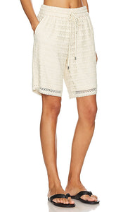 WAO Crochet Short in Ivory