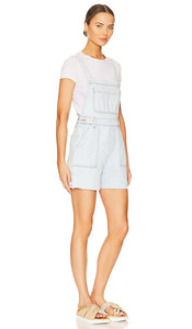 WeWoreWhat Slit Overall Short in Blue