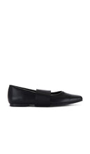WeWoreWhat Metal Strap Footwear in Black | Black Ballet Flats for Women