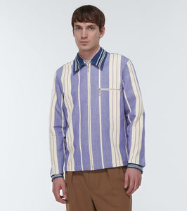 Wales Bonner Atlantic striped cotton twill jacket