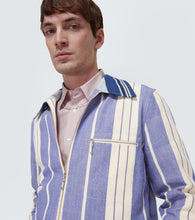 Wales Bonner Atlantic striped cotton twill jacket