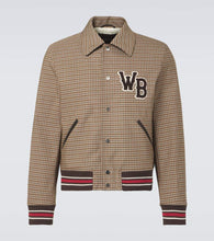 Wales Bonner Homecoming checked varsity jacket