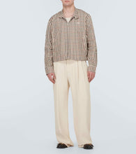 Wales Bonner Path Harrington checked cotton jacket