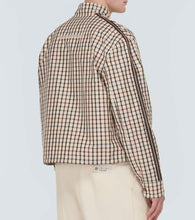 Wales Bonner Path Harrington checked cotton jacket