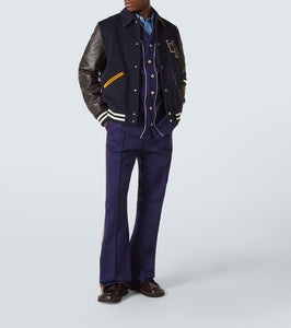 Wales Bonner Prince wool-blend varsity jacket