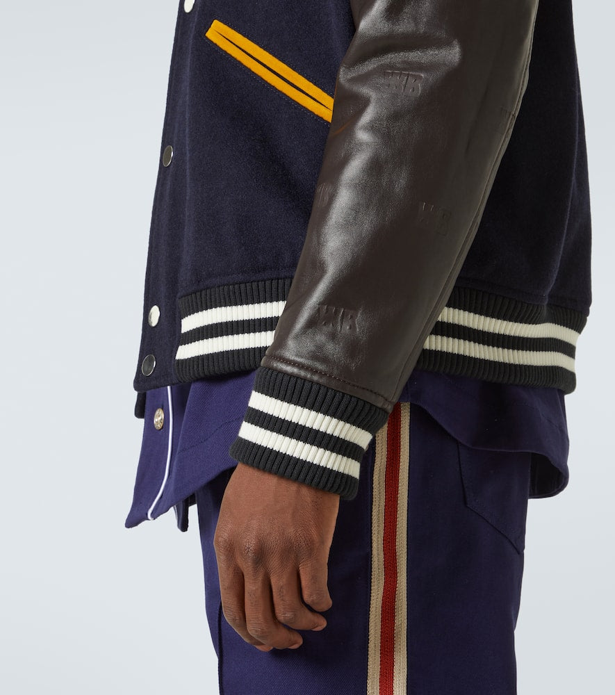 Wales Bonner Prince wool-blend varsity jacket