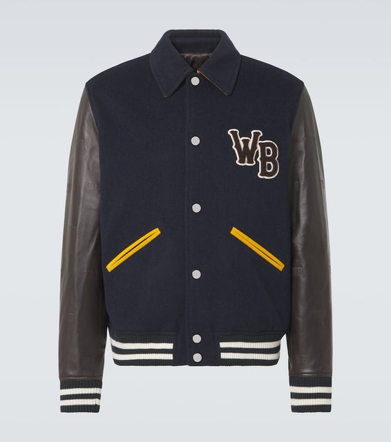 Wales Bonner Prince wool-blend varsity jacket