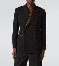 Wales Bonner Rise satin-trimmed wool tuxedo jacket