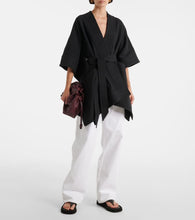 Wardrobe.NYC Belted cotton cape