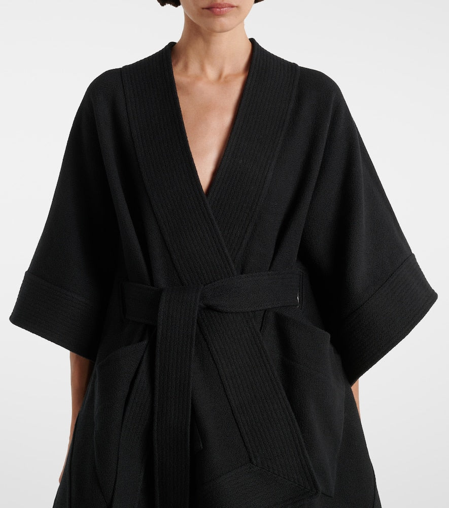 Wardrobe.NYC Belted cotton cape