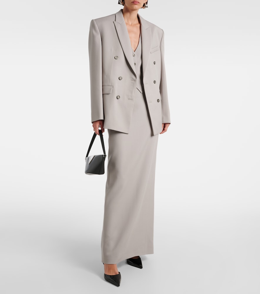 Wardrobe.NYC Column virgin wool maxi skirt