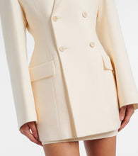 Wardrobe.NYC Contour double-breasted wool blazer